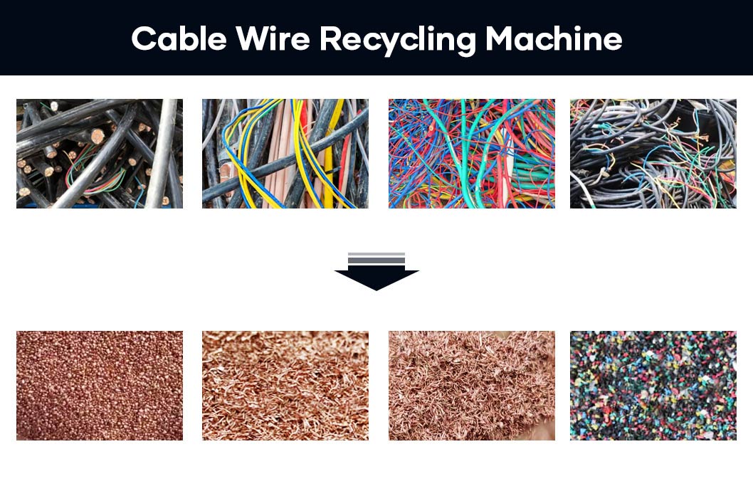 Cable Wire Recycling Machine Raw Materials